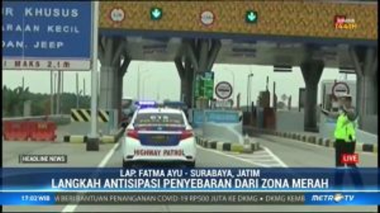 Antisipasi Penyebaran Covid-19, Polda Jatim Sidak Wilayah Perbatasan
