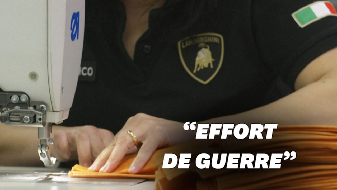 Contre le coronavirus, même Lamborghini se met à fabriquer des masques