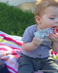 Funny Twin Babies Playing Together