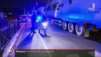 Coronavirus : livraison de masques sous haute surveillance