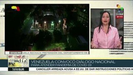 Gob. Venezuela convoca a diálogo nacional frente a pandemia de COVID19