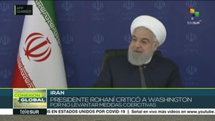 Rohani: EE.UU. perdió oportunidad de levantar sanciones en la pandemia