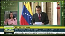 Convoca poder Ejecutivo venezolano Consejo de Estado ante Covid-19
