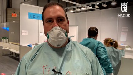 Samur tramita la admisión de pacientes en el hospital de Ifema