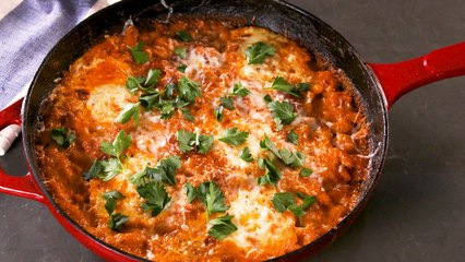 This Cheesy White Bean Skillet Is The Breakfast That You Never Knew You Needed