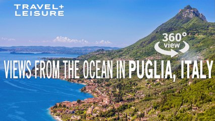 Stand on the Coast of Puglia, Italy