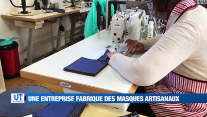 Une entreprise fabrique des masques artisanaux
