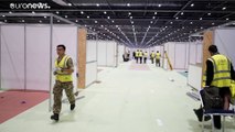 Novo hospital de campanha em Londres