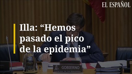 Salvador Illa "Hemos pasado el pico de la epidemia"