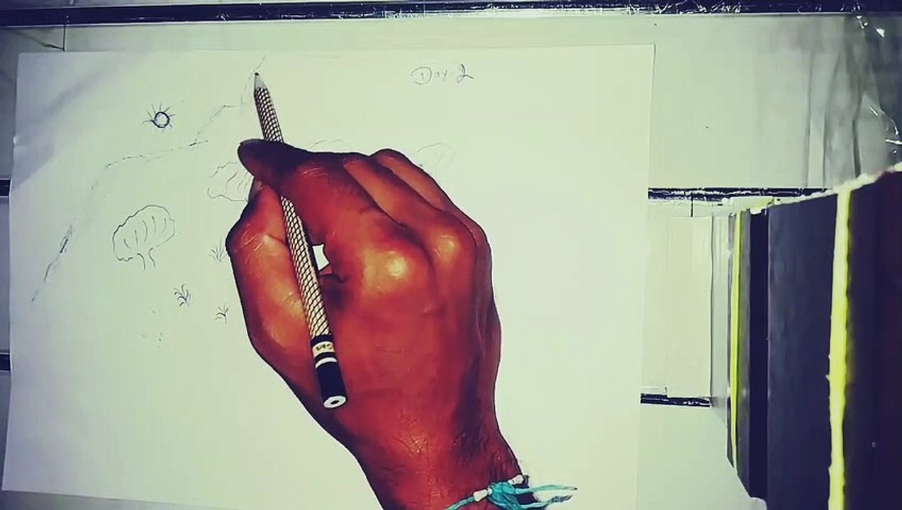 Day 2 (02-04-2020) I know what i drow _ Drow Nature __ For Beginning __