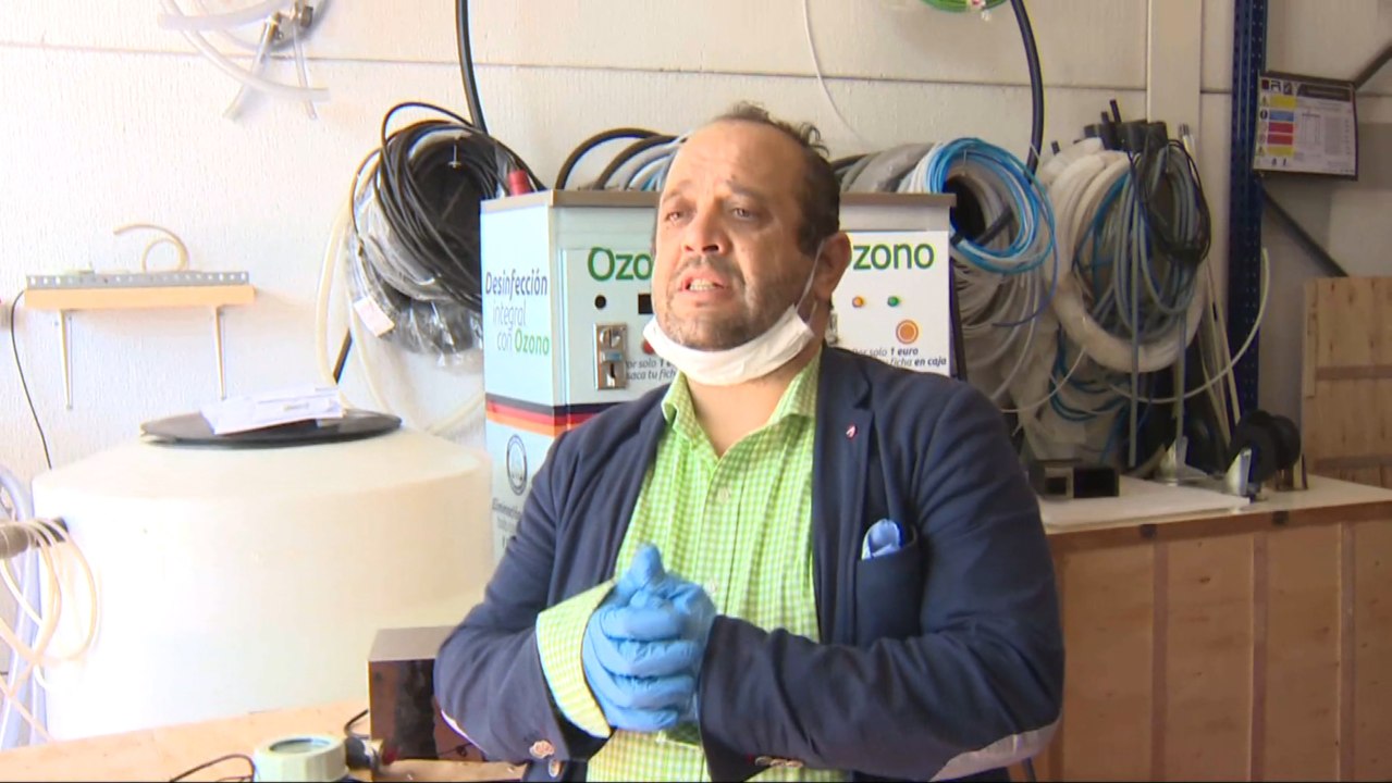 El director de Cosemar Ozono, Ángel Manuel Sereno Marchante