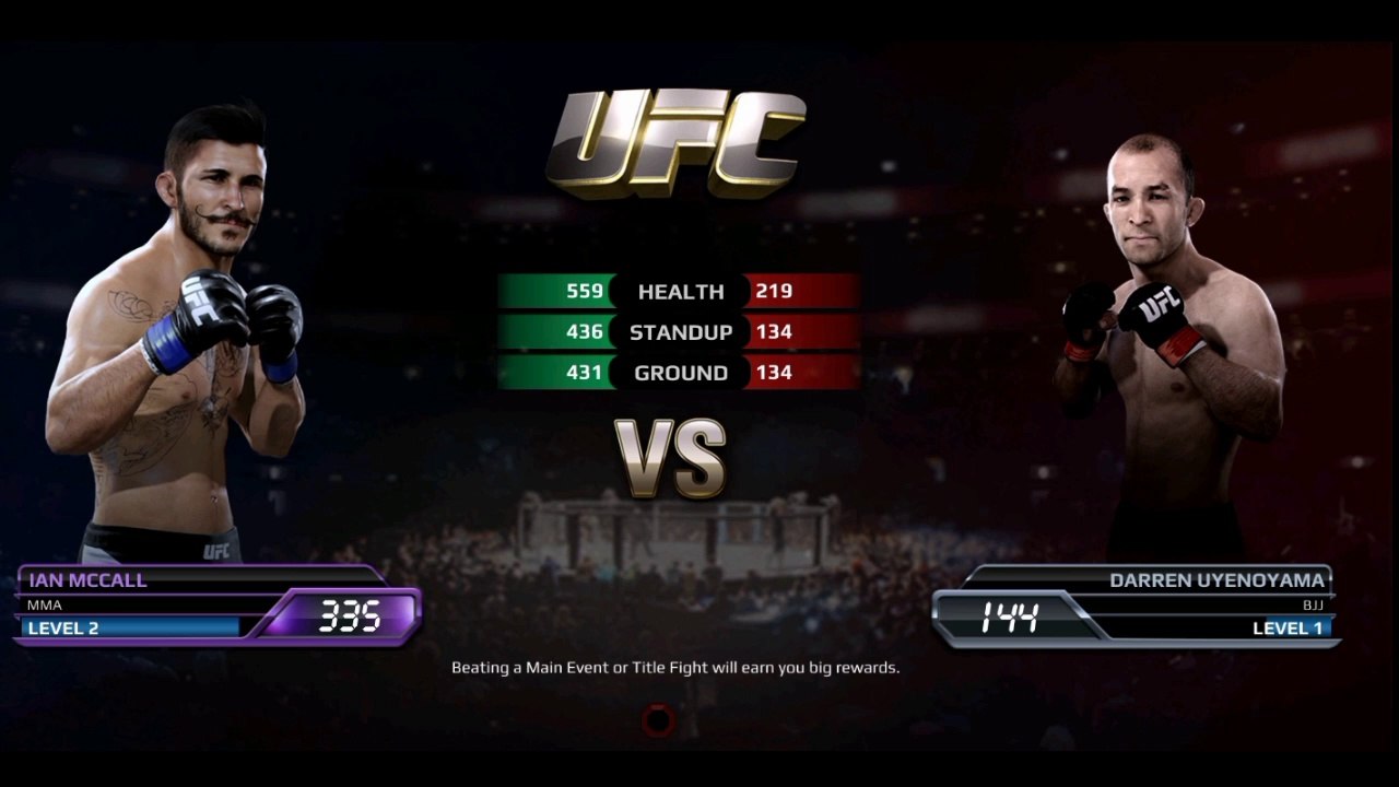 Ea Sport UFC . Ian Mccall VS Darren Uyenoyama