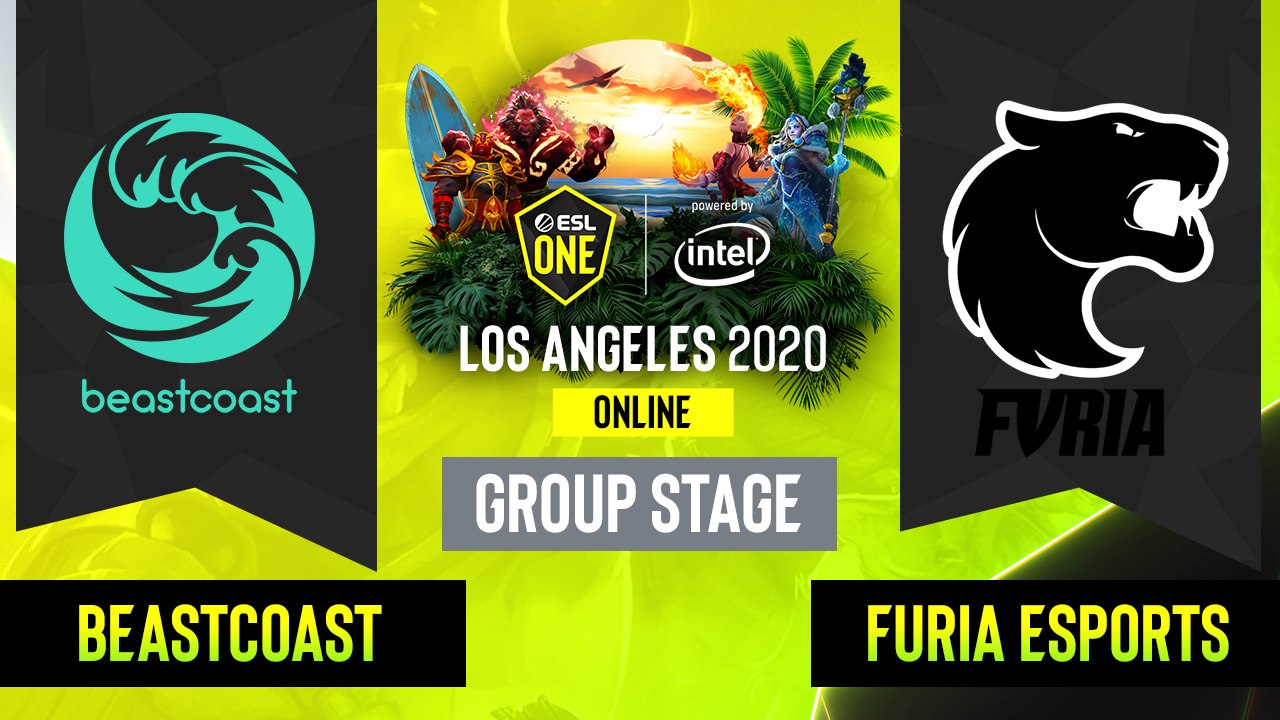 Dota2 - Beastcoast  vs. FURIA Esports - Game 2 - Group Stage - SA - ESL One Los Angeles