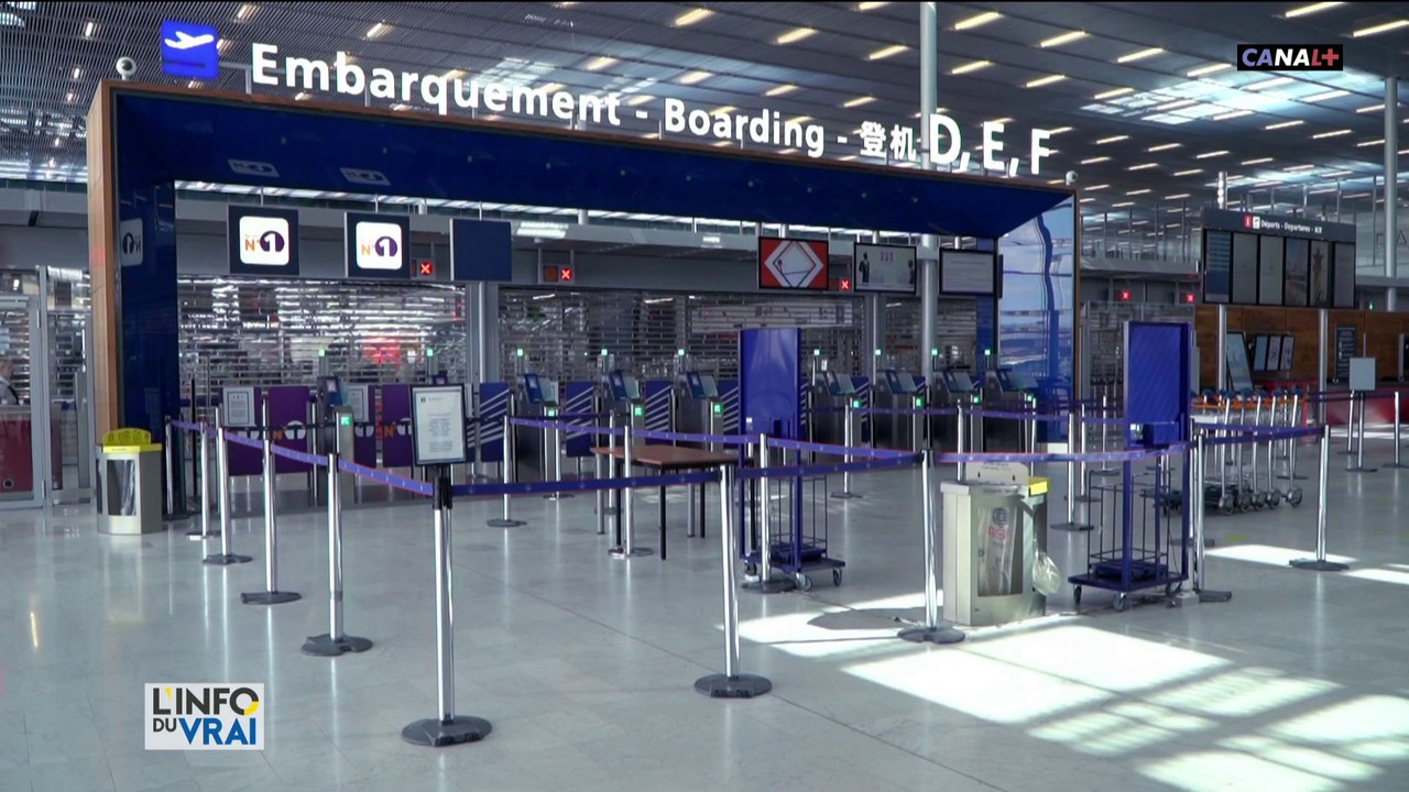 A Orly, le dernier vol d'Air France est parti et l'aéroport est totalement à l'arrêt