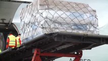 Un avión con material sanitario procedente de China aterriza en Madrid