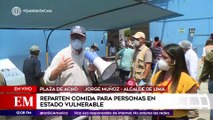 Edición Mediodía: Alcalde de Lima recibió donaciones para La Casa de Todos