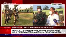 Primera Edición: Ministro de Defensa pasa revista a reservistas