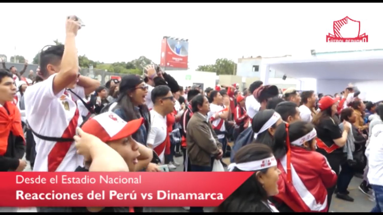 REACCIONES PERÚ 0-1 DINAMARCA POR EL MUNDIAL RUSIA 2018 - DESDE EL ESTADIO NACIONAL