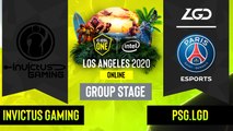 Dota2 - PSG.LGD vs. Invictus Gaming - Game 1 - Group Stage - CN - ESL One Los Angeles