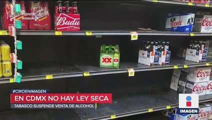 Los estados donde hay ley seca por Coronavirus