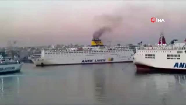 - Yunan bayraklı gemi karantinaya alındı- Gemide 160 Türk mürettebat bulunuyor