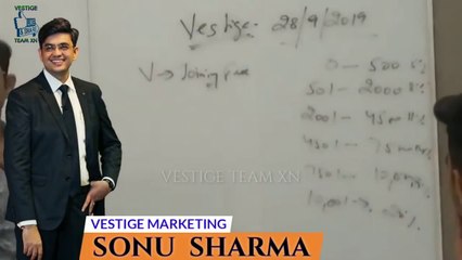 वेस्टीज में जुड़ने के 5 फायदे __ बिना किसी को जोड़े भी कमा सकते हैं - सोनू शर्मा Vestige DCD || Training Video || Vestige Team XN