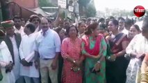 केन्द्र की नीतियों के खिलाफ कांग्रेस का प्रदर्शन