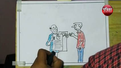 कांग्रेस भाजपा के घोषणा पत्रों में क्या है कॉमन बात देखिये कार्टूनिस्ट सुधाकर के नज़रिये से
