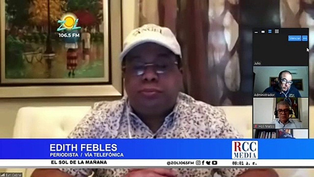 Periodista Edith Febles ofrece informaciones sobre el motín en la cárcel de La Victoria