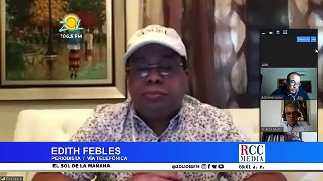 Periodista Edith Febles ofrece informaciones sobre el motín en la cárcel de La Victoria