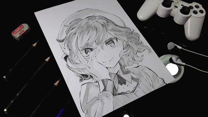 Drawing Kotoko Iwanaga from Kyokou Suiri