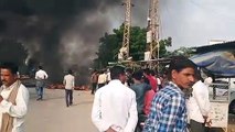 खींवसर में धरनार्थियों ने जाम किया राजमार्ग, बल प्रयोग कर भीड़ को खदेड़ा