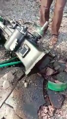 खेत में रेलना करने के दौरान डीजल इंजन फटने से किसान की मौत