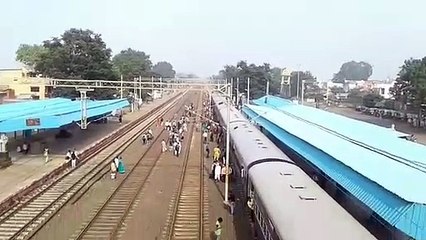 इंटरसिटी एक्सप्रेस ट्रेन में लगी आग