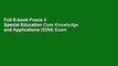 Full E-book Praxis II Special Education Core Knowledge and Applications (5354) Exam Secrets Study