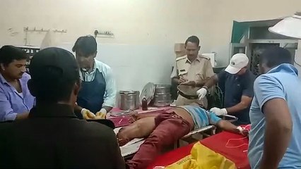 जुगाड़ की टक्कर से बाइक सवार की निकली चीख