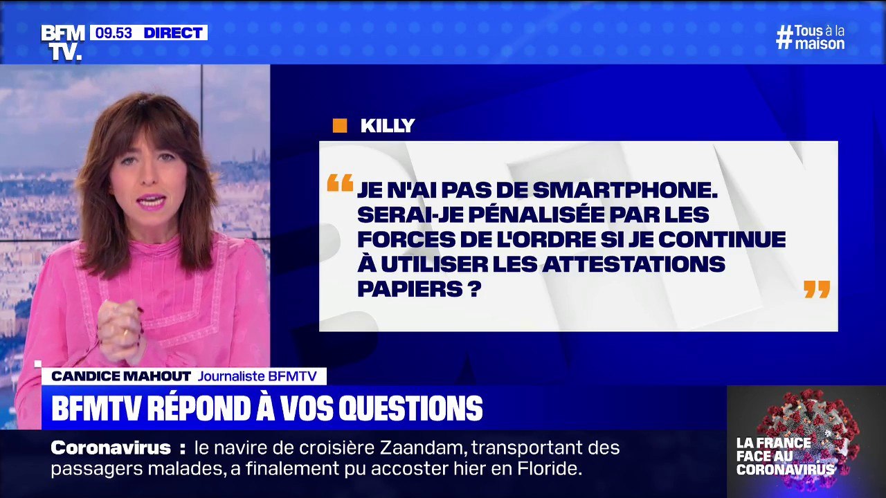 Je n'ai pas de smartphone, puis-je continuer d'utiliser les attestations papiers ? BFMTV répond à vos questions