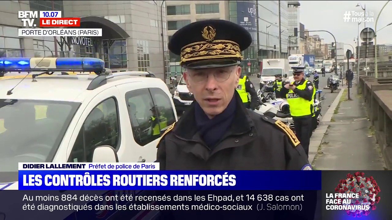 Didier Lallement prévient les parisiens "qui persisteraient sur leur intention stupide" de partir en vacances:  "Nous serons là au départ, nous serons là pendant le trajet et nous serons là à leur arrivée"