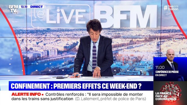 Confinement : premiers effets ce week-end ? - 03/04