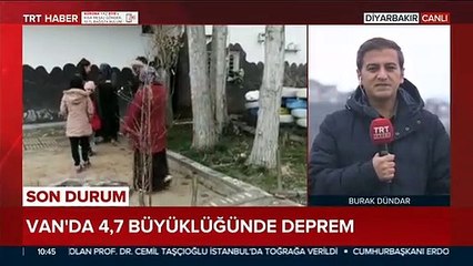 Van'da 4.7 büyüklüğünde deprem meydana geldi