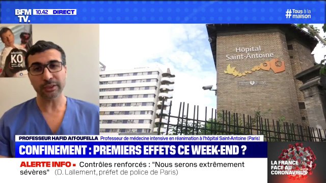 Coronavirus: On arrive peut-être à un pic selon ce professeur de l'hôpital Saint-Antoine à Paris