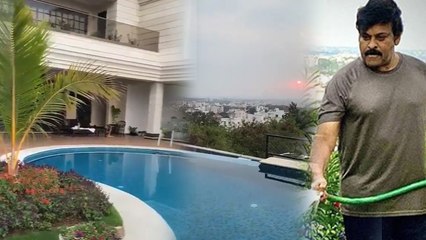 MegaStar Chiranjeevi palatial Bungalow | Lock Down | Pollution Free Hyderabad