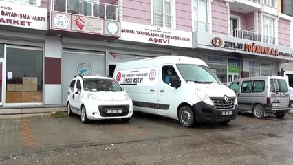 Erciş'te evde kalan" vatandaşlara sıcak yemek hizmeti