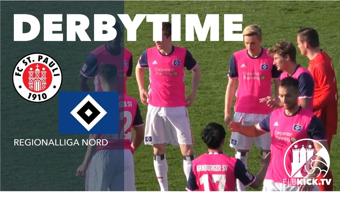 ELBKICK vor 3 Jahren: Hamburger Derby zwischen dem HSV und St. Pauli in der Regionalliga Nord!