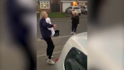 Two-day-old Oscar joins in the Clap for our Carers