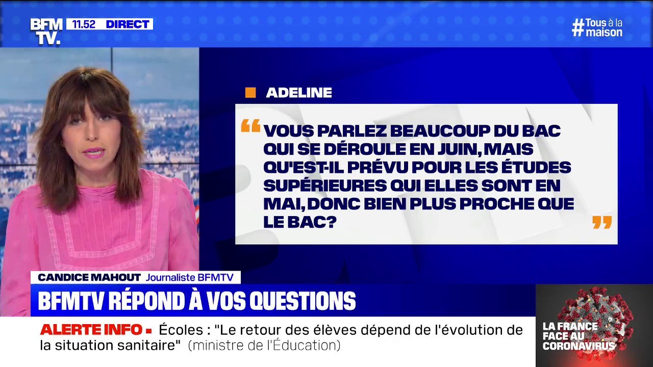 Qu'est-il prévu pour les épreuves des études supérieures ? BFMTV répond à vos questions