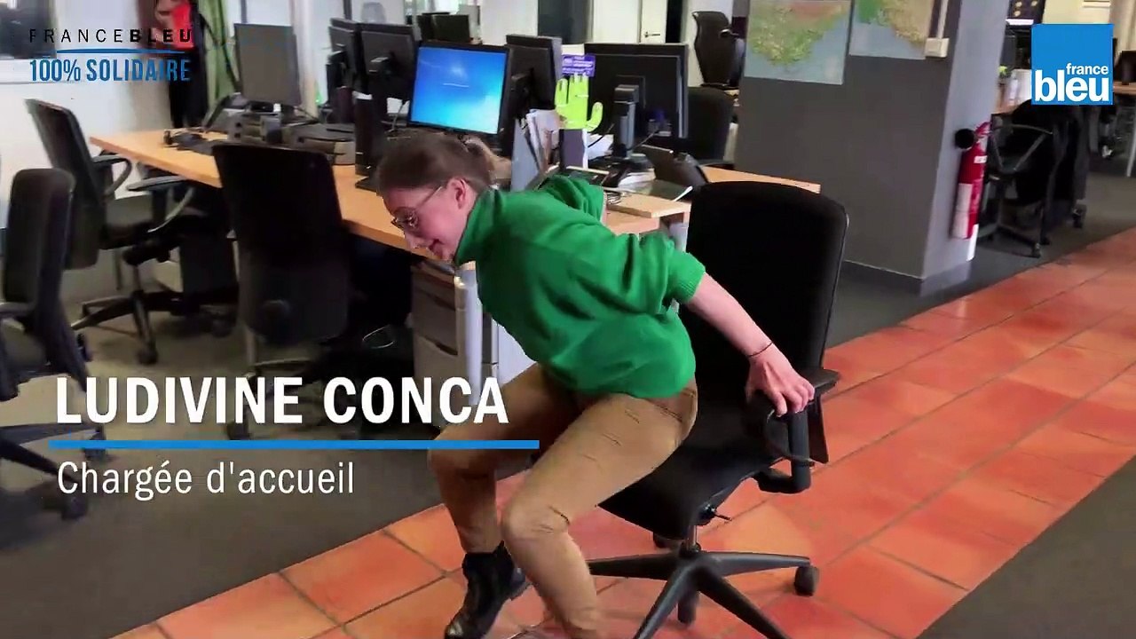 Concours de chaises roulantes à France Bleu Provence