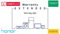 Oppo, Realme, OnePlus And Honor Extends Warranty On Products Amid Coronavirus Pandemic