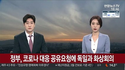 정부, 코로나 대응 공유요청에 독일과 화상회의