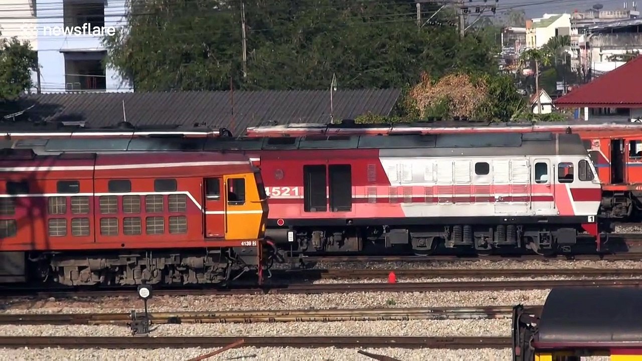 Train station in southern Thailand deserted as provinces close borders